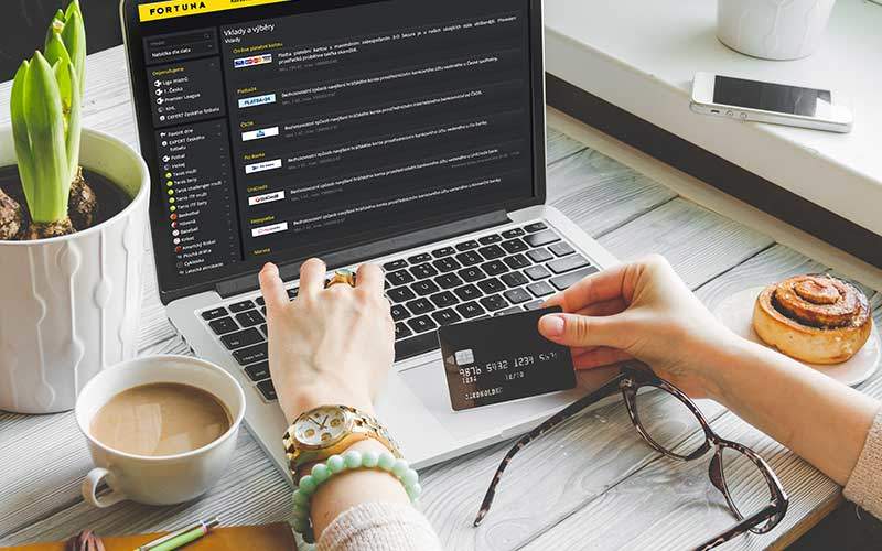 Vklady a výběry v online casinu