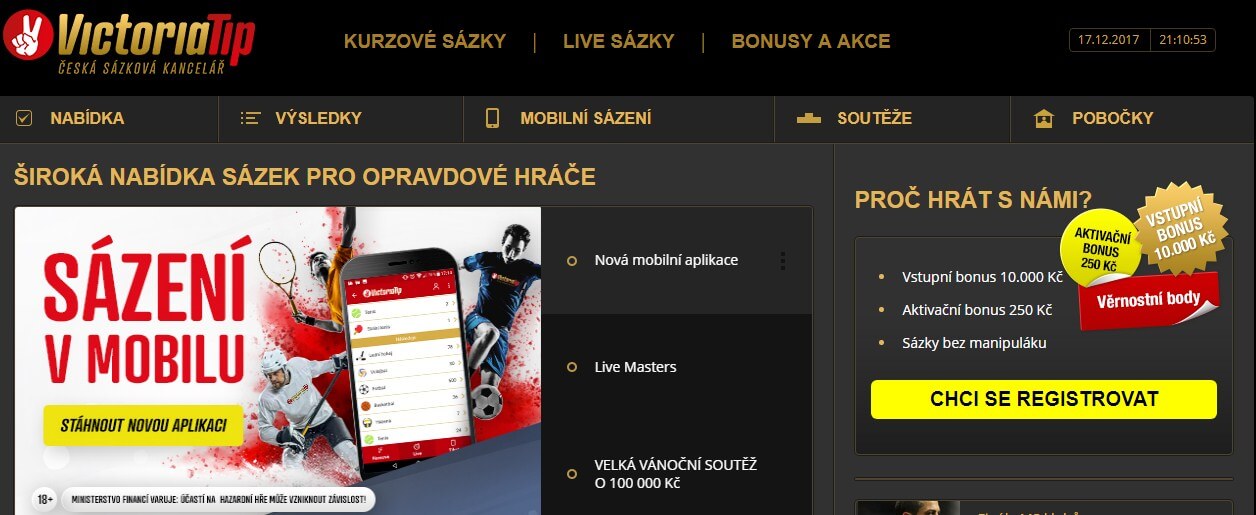 Victoria Tip získala licenci na české online casino