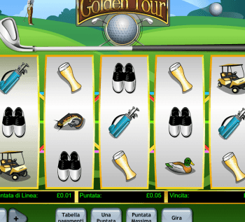 Hrací Automat Golden Tour
