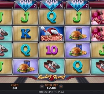 Hrací Automat Bowling Frenzy