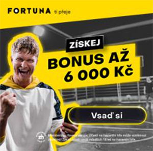 Sportovní sázky bonus 6000 Kč