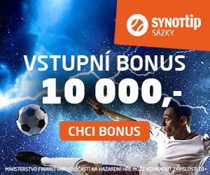 Synottip bonus pro sportovní sázky 10000 Kč