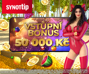 Vstupní bonus až 50000Kč u Synottip