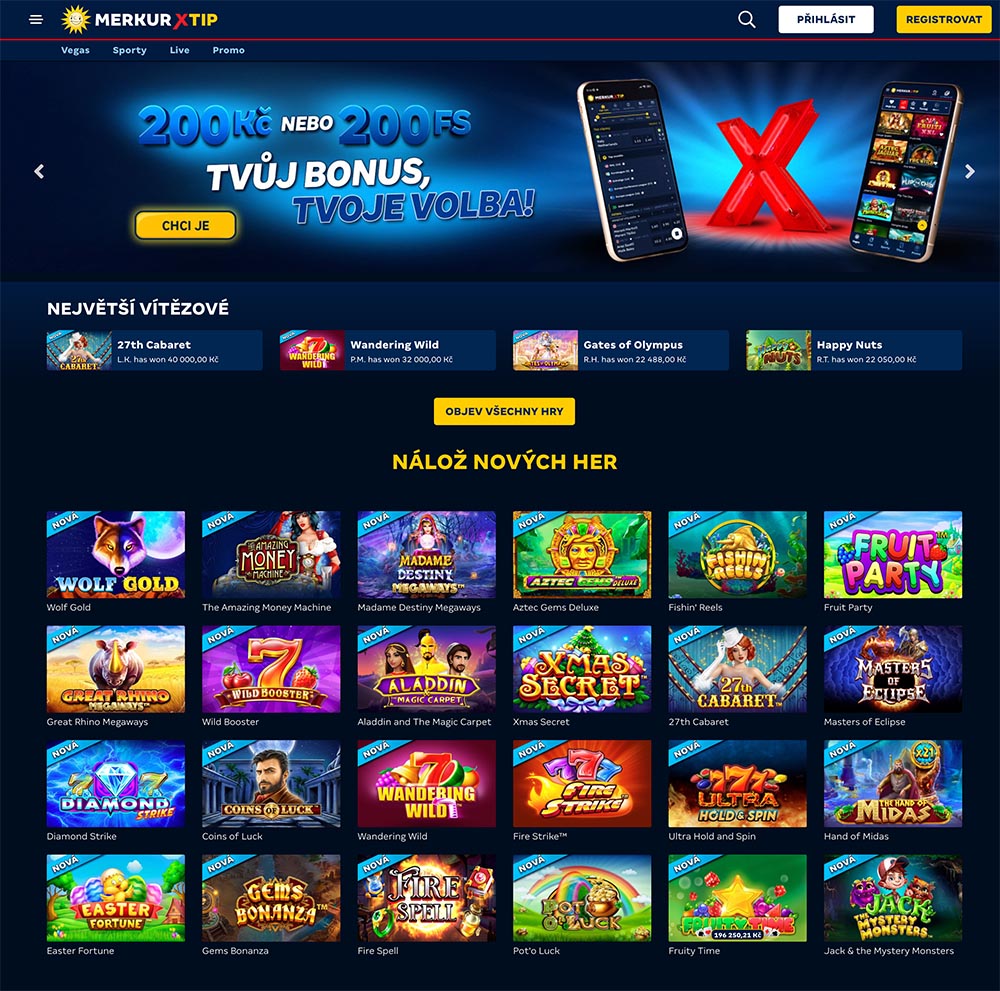 MerkurXTip Casino a Sázková kancelář