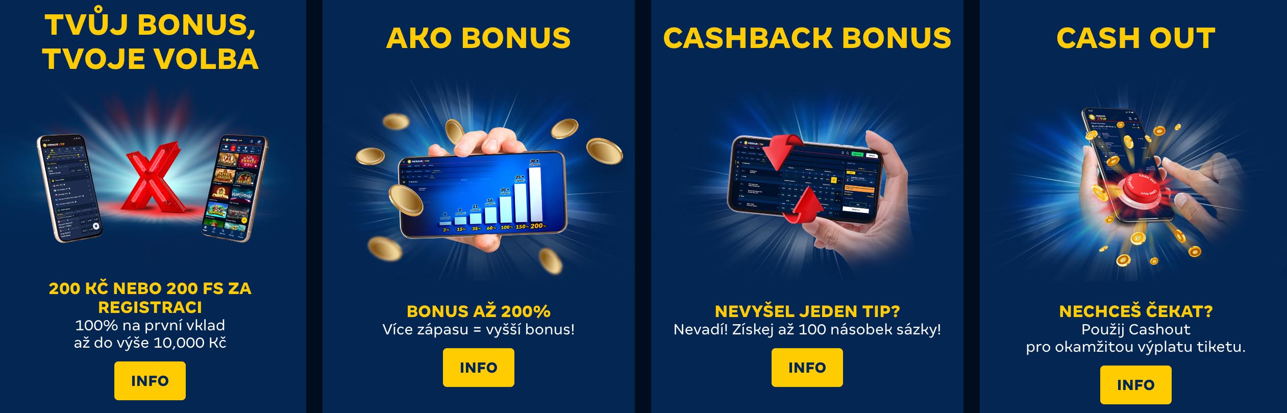 MerkurXTip bonusy