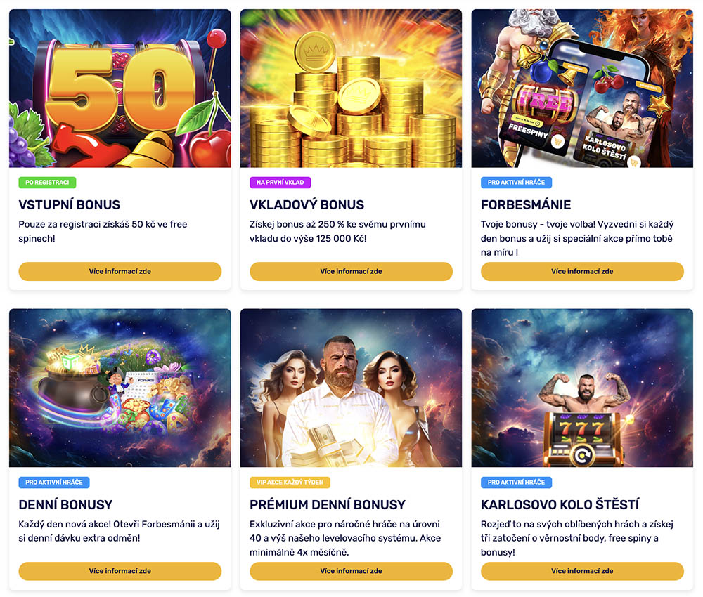 Forbes casino bonusy