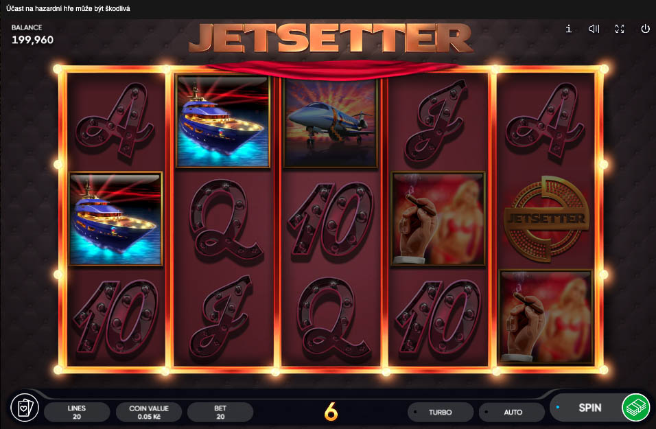 Hra automatu Jetsetter