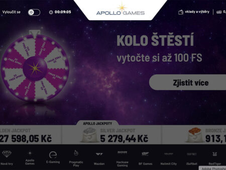 Apollo Games vklad peněz – Jak vložit peníze u Apollo Games 
