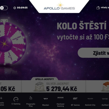 Apollo Games vklad peněz – Jak vložit peníze u Apollo Games 