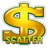 Symbol Dolar (scatter) na automatu 100 Hot Wild