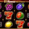81 Famous Multifruits: recenze automatu, demo zdarma i hra za peníze