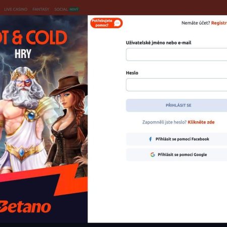 Betano přihlášení a registrace: návod krok za krokem