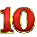 Symbol 10 na automatu Buffalo 50