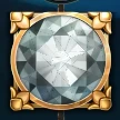 Symbol Stříbrný diamant na automatu Cave of Fortune