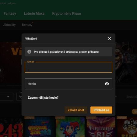 Chance přihlášení a registrace: návod krok za krokem