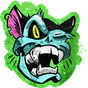 Symbol Cranky Cat (wild) na automatu Chaos Crew 2