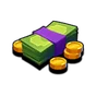 Symbol Bankovky na automatu Donny Dough