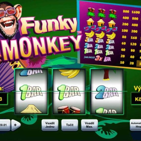 Funky Monkey: recenze automatu, demo zdarma i hra za peníze
