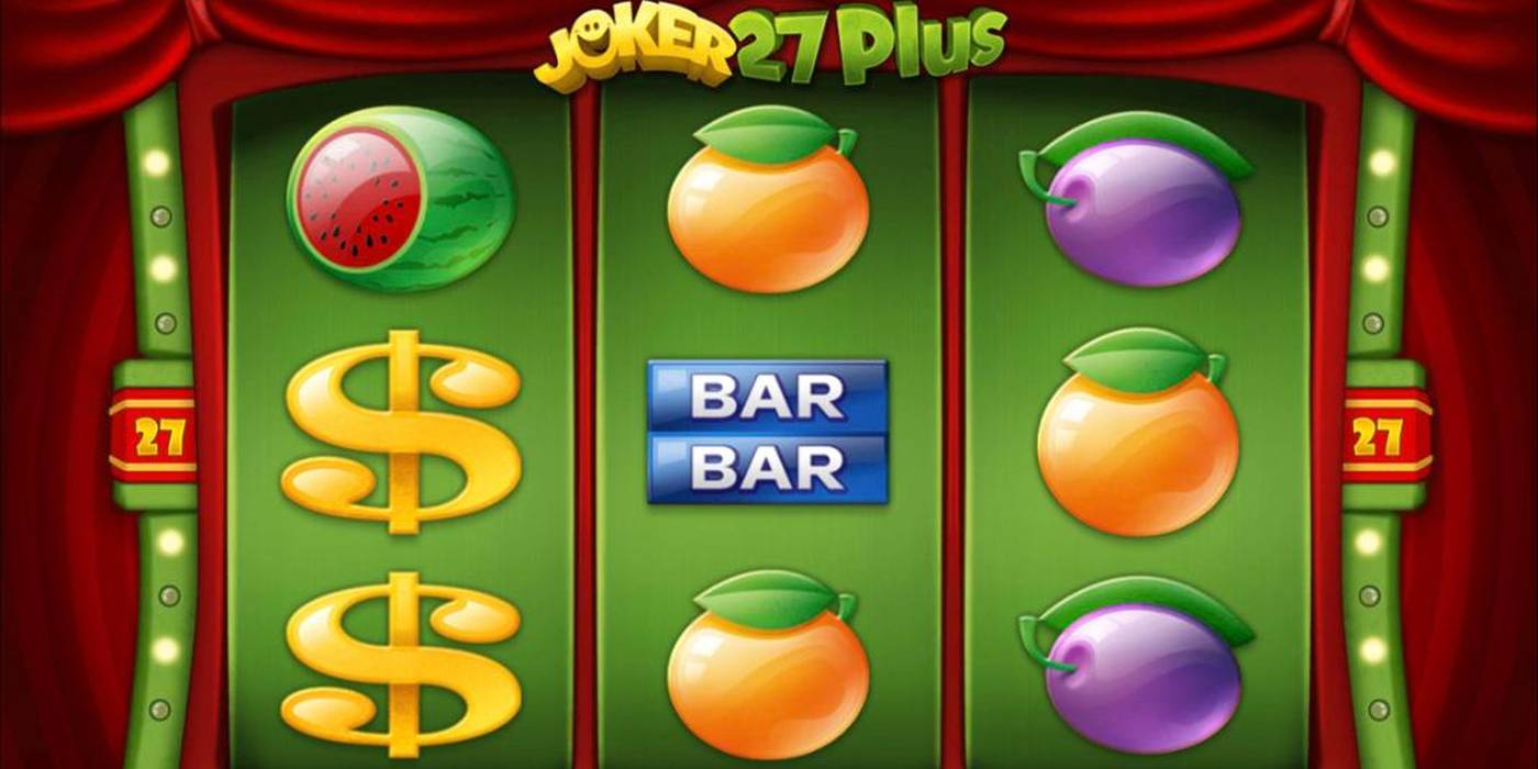 Automat Joker 27 Plus od Kajot: 3 válce s melounem, dolarem, BAR, pomeranči a švestkami