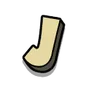 Symbol J na automatu Le Bandit