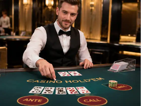 Ilustrace live Casino Hold’em