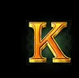 Symbol K na automatu Lucky Cloverland