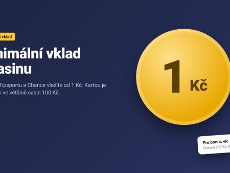 Minimální vklad v online casinu: kde začít od 1 Kč