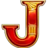 Symbol J na automatu Multi Golden Scarabs