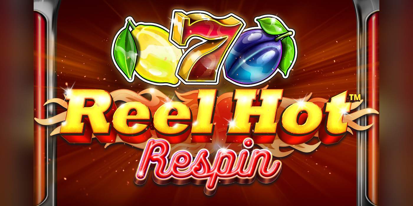 Automat Reel Hot Respin od Synot Games: logo hry s citronem, červenou sedmičkou a švestkou na rozžhaveném pozadí