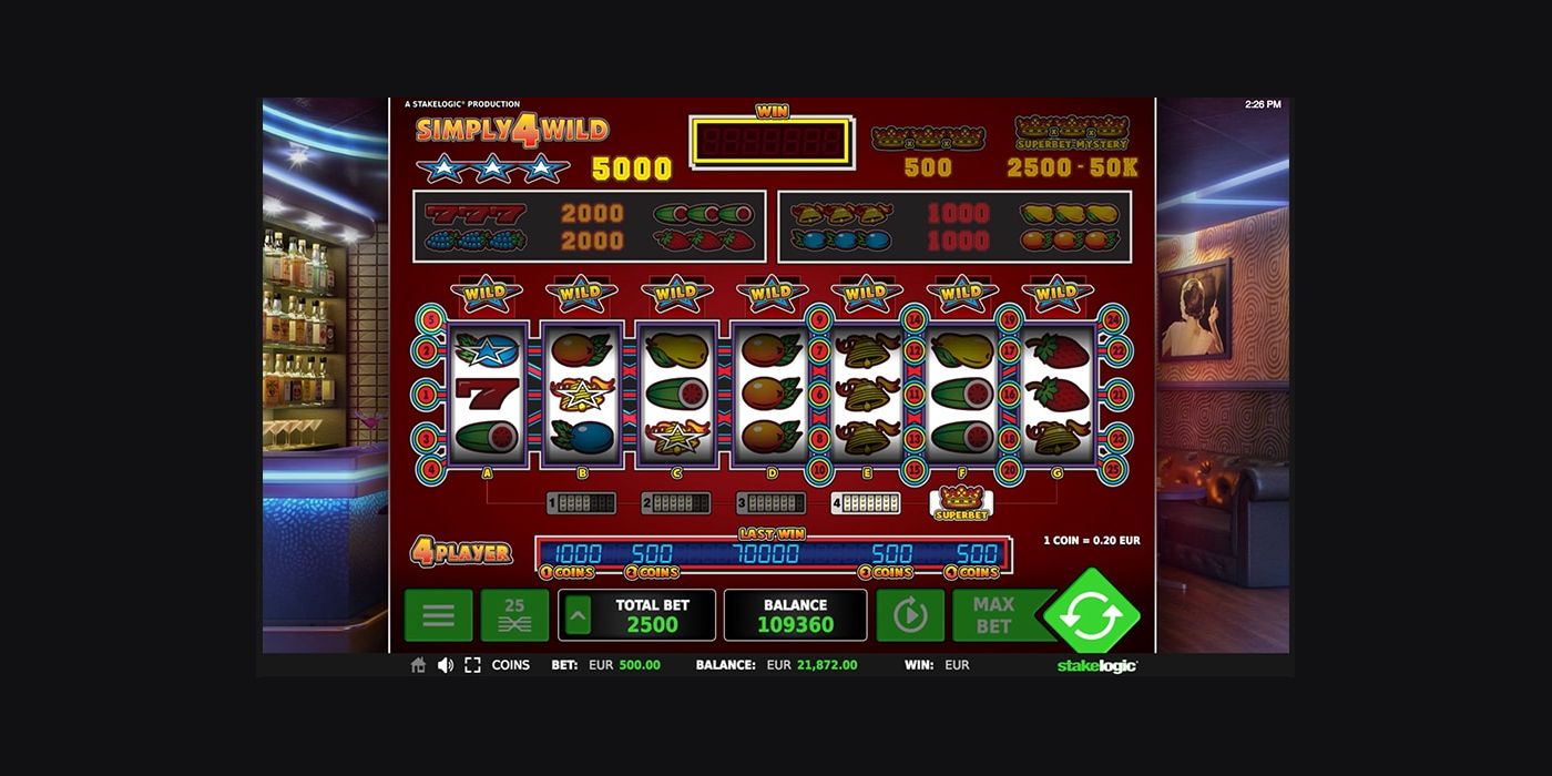 Automat Simply4Wild od StakeLogic