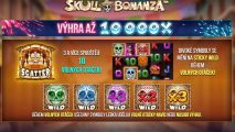Skull Bonanza: recenze automatu, demo zdarma i hra za peníze