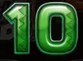 Symbol 10 na automatu Skull Bonanza