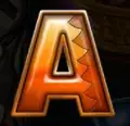 Symbol A na automatu Skull Bonanza
