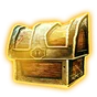 Symbol Truhla s pokladem na automatu Stormforged