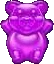 Symbol Fialový medvídek na automatu Sugar Rush