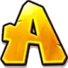 Symbol A na automatu Volcano Explosive