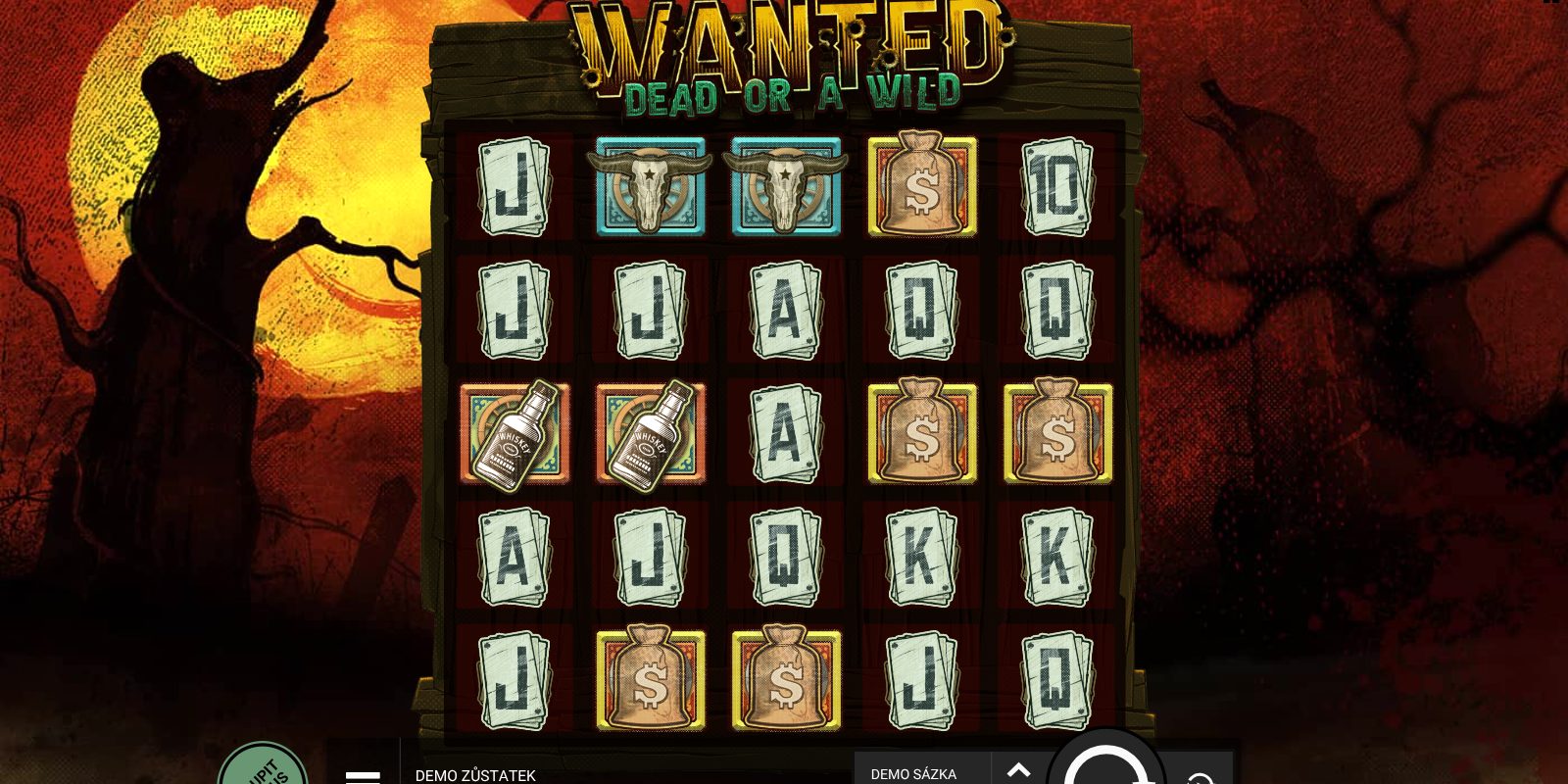 Wanted Dead or a Wild od Hacksaw Gaming: ukázka hry