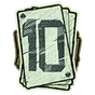 Symbol 10 na automatu Wanted Dead or a Wild
