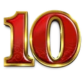 Symbol 10 na automatu Water Tiger