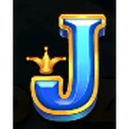 Symbol J na automatu Wolf Gold Ultimate